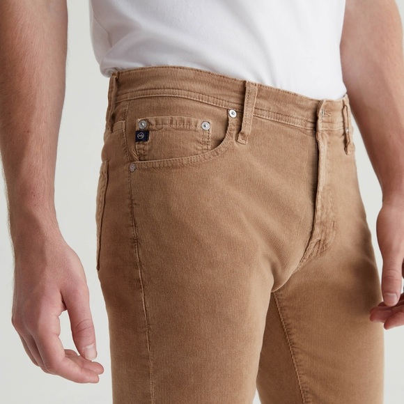 AG Adriano Goldschmied Tellis Modern Slim Corduroy Sulpher Light Truffle - Picture 2 of 13